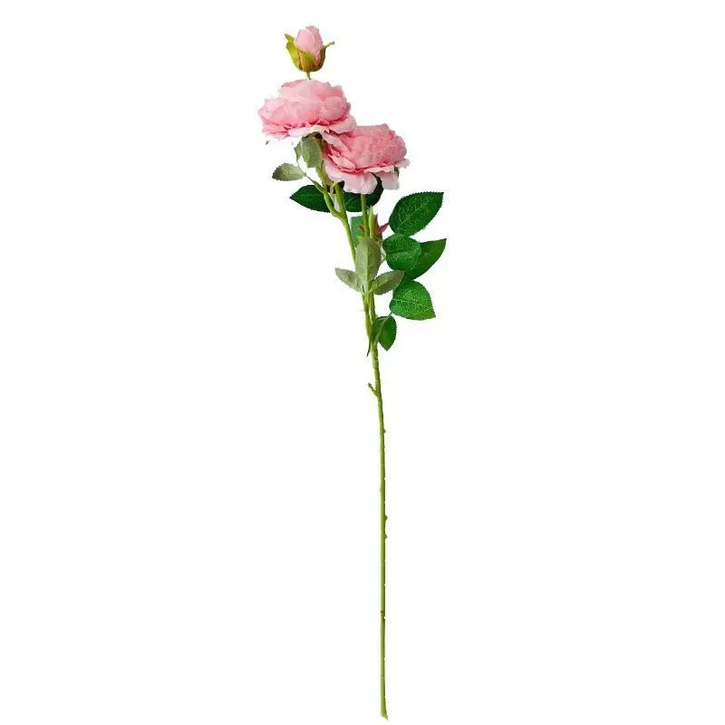 Silk artificial peony flower arrangement in six colours for home decoration