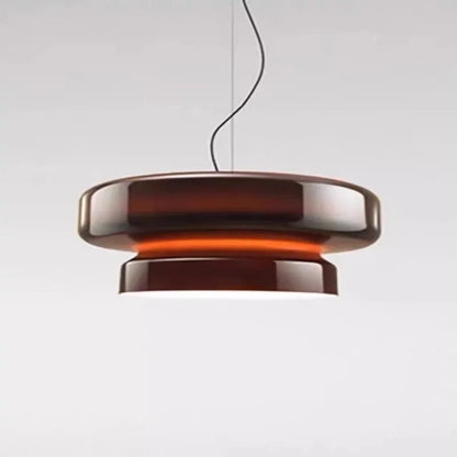 Modern glass chandelier ceiling light with 36cm dimensions in four colour options