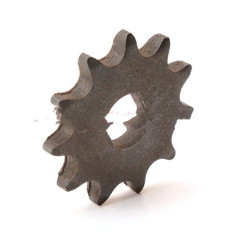 11-tooth cast iron motorcycle gear for 25hT8F chain reduction motor conversion