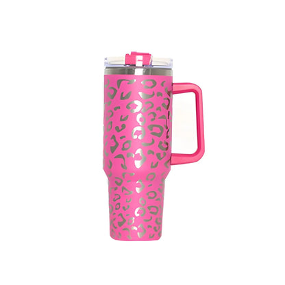 304 stainless steel vacuum cup with double-wall insulation showing 40oz capacity and 26cm height dimensions