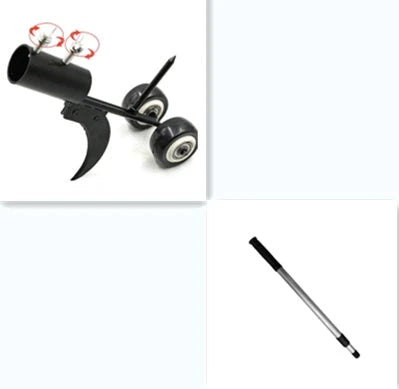 PartneKFZSD01UK Gardening Tool Kit with telescopic rod, metal prongs, and versatile accessories for effortless weed removal