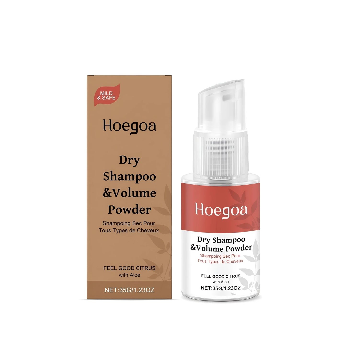 35g canister of Wash Free Dry Hair Spray on a white background