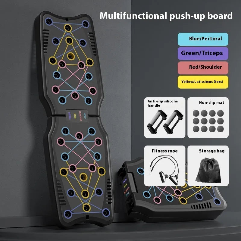 ABS push up support plate fitness equipment for pectoral, shoulder and back muscle training