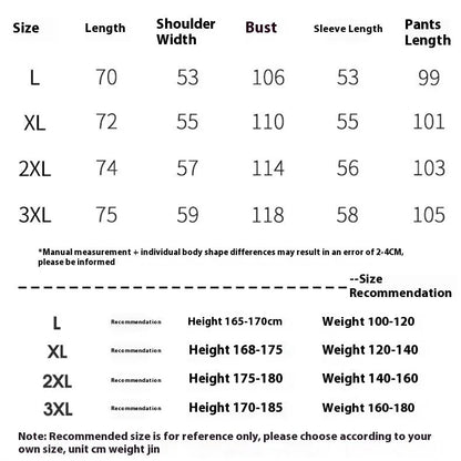 Men's coral fleece pyjama set in grey, two-piece polyester suit with top and pants, sizes L to 3XL