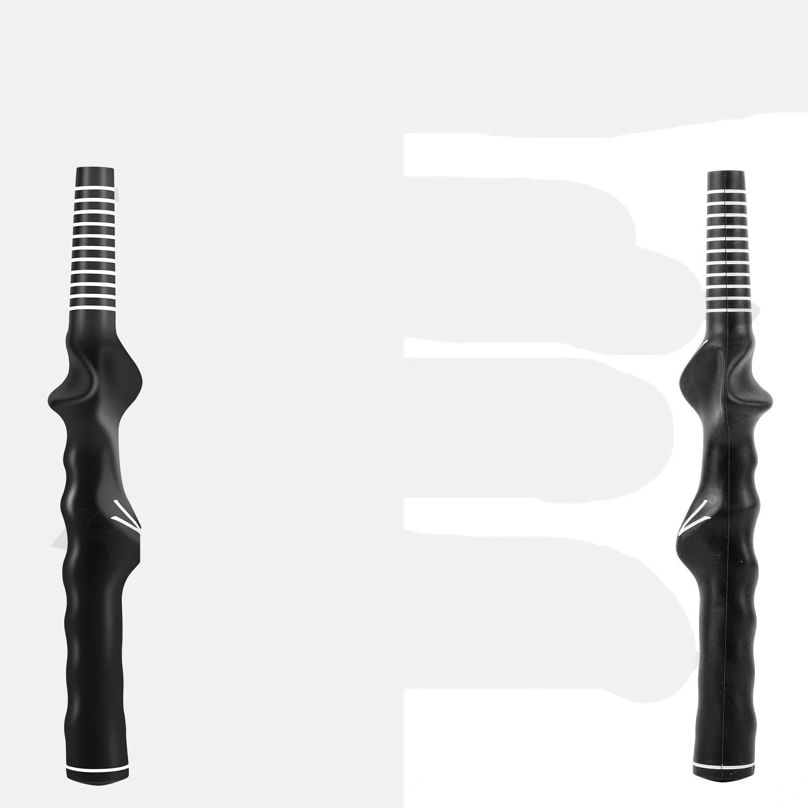 Premium golf swing trainer for left and right hand practice with rubber grip