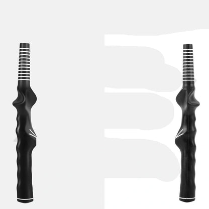 Premium golf swing trainer for left and right hand practice with rubber grip