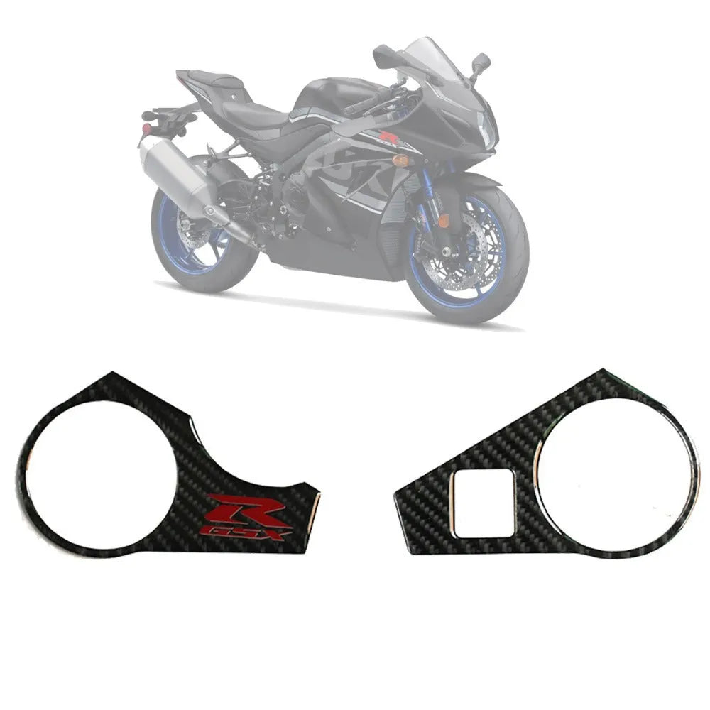 Black adhesive motorcycle sticker for SUZUKI GSXR1000 L1 2009-2016 upper connective plate replacement