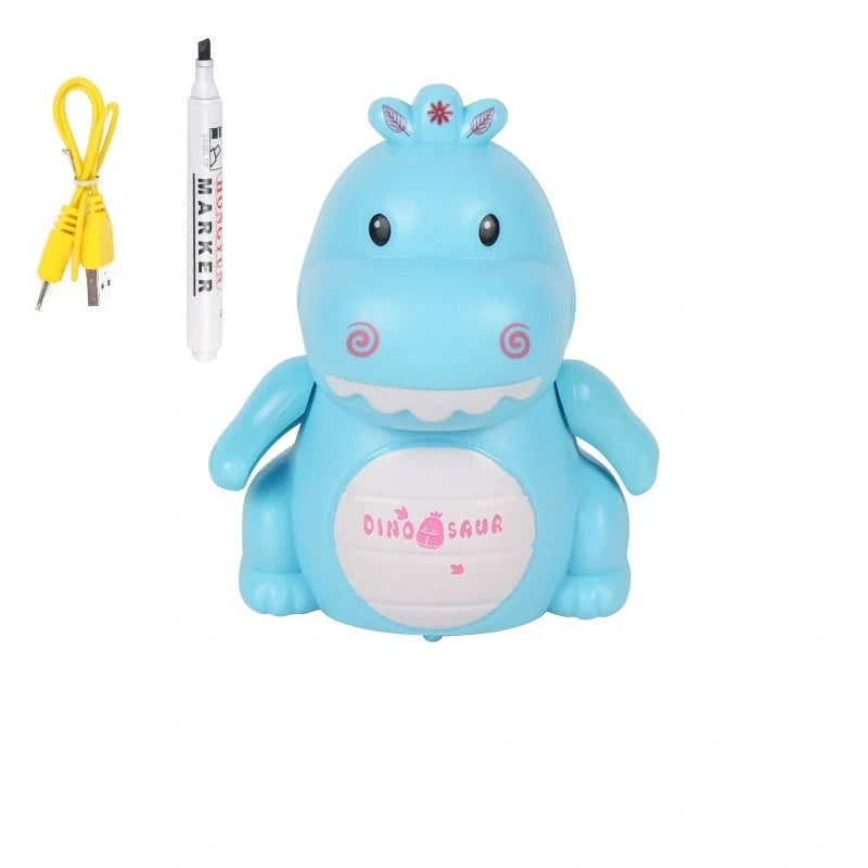 Drawn Line Magic Pet Toy Robot Pen with optical sensor following black line