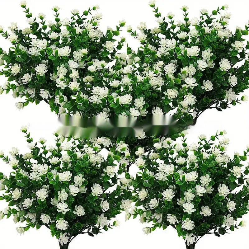 Artificial plastic flower bouquet in mixed colours for wedding and photography decoration
