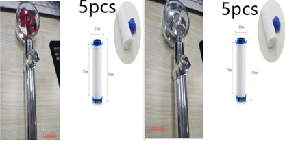 Turbo Propeller Shower Head with 360° fan extension and holder for a luxurious shower experience