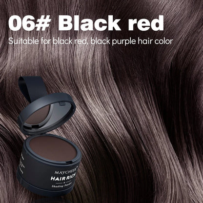 Hairline sculpting contour powder in plastic container with 4g content and waterproof properties