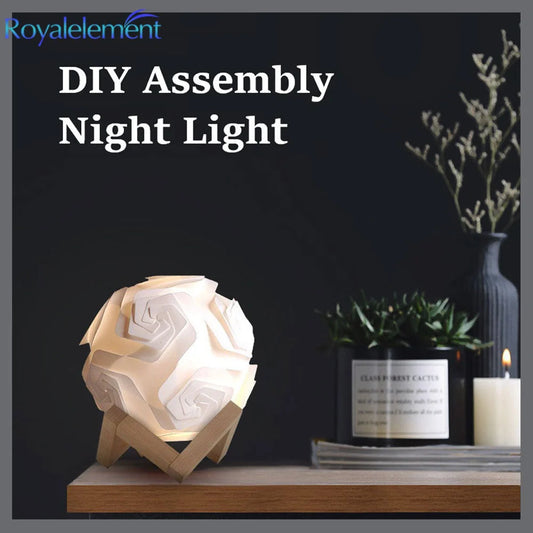 Bedside Moon Spherical Simple Small Table Lamp in various colours with USB interface