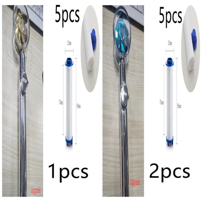 Turbo Propeller Shower Head with 360° fan extension and holder for a luxurious shower experience