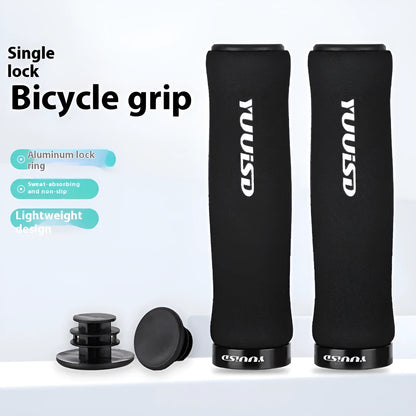 Mountain bike handle cover in soft sponge material with shock absorber design