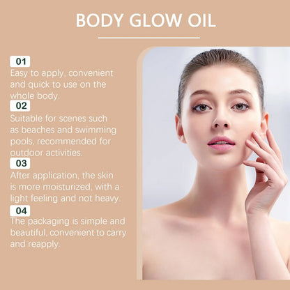 100ml bottle of Coconut Sparkling Sunscreen Oil with golden oil visible inside