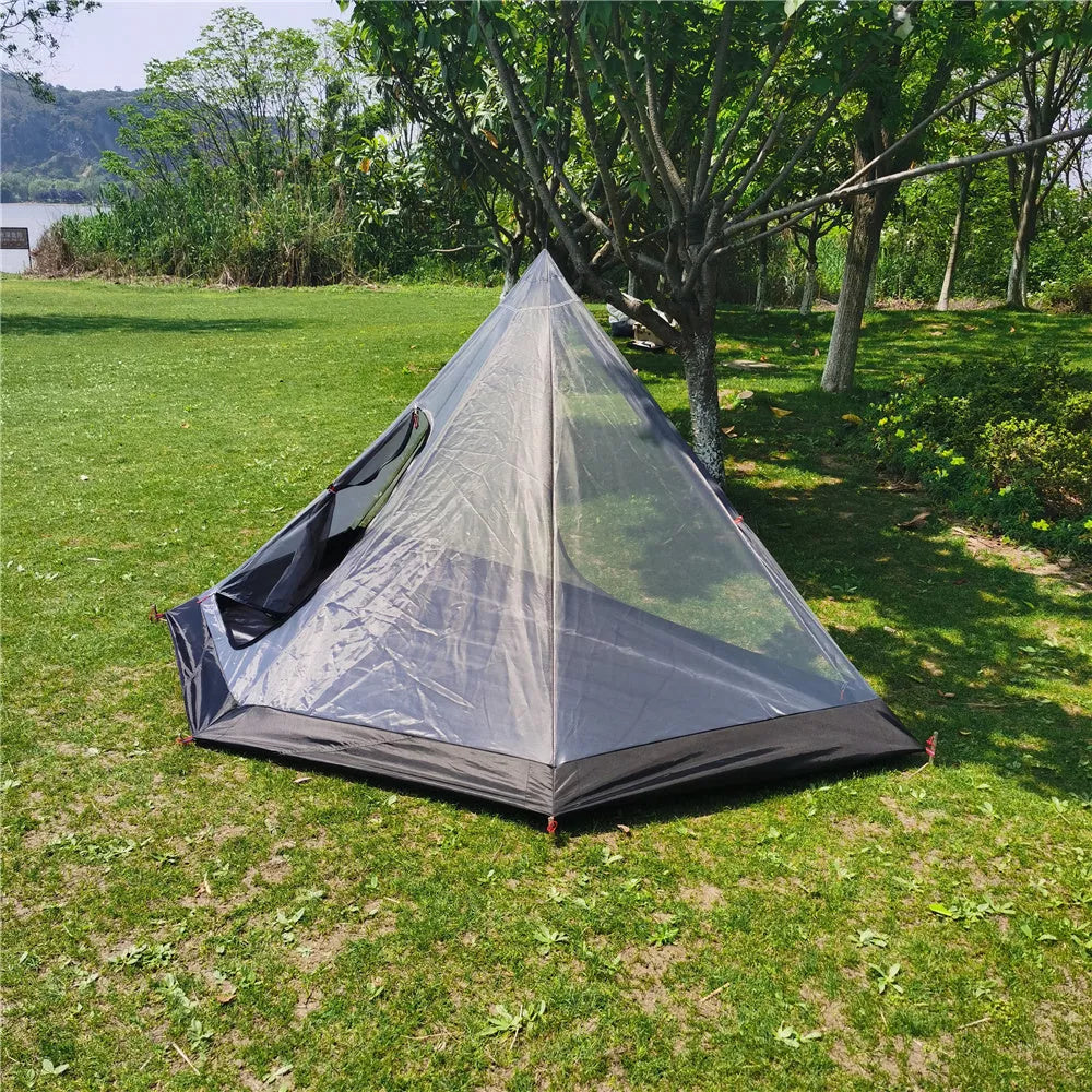 400PRO Winter Snow Skirt Camping Tent with aluminum alloy frame and PU3000mm waterproof rating