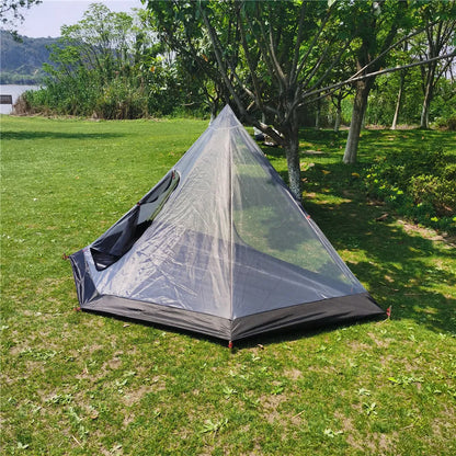 400PRO Winter Snow Skirt Camping Tent with aluminum alloy frame and PU3000mm waterproof rating