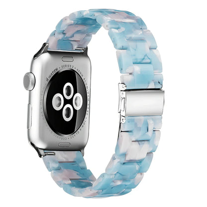 Apple Resin Slim Watch Band in multiple colours showing lightweight 35g construction and compatibility with Apple Watch
