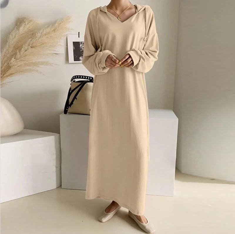 Stylish cotton shirtdress for women in khaki, grey, and black, perfect for any occasion.