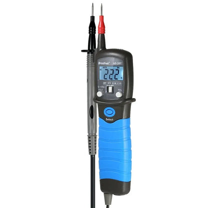 HP-38B digital pen multimeter, 600V multifunctional voltmeter with plastic body, 235 x 54 x 30mm, No7 battery
