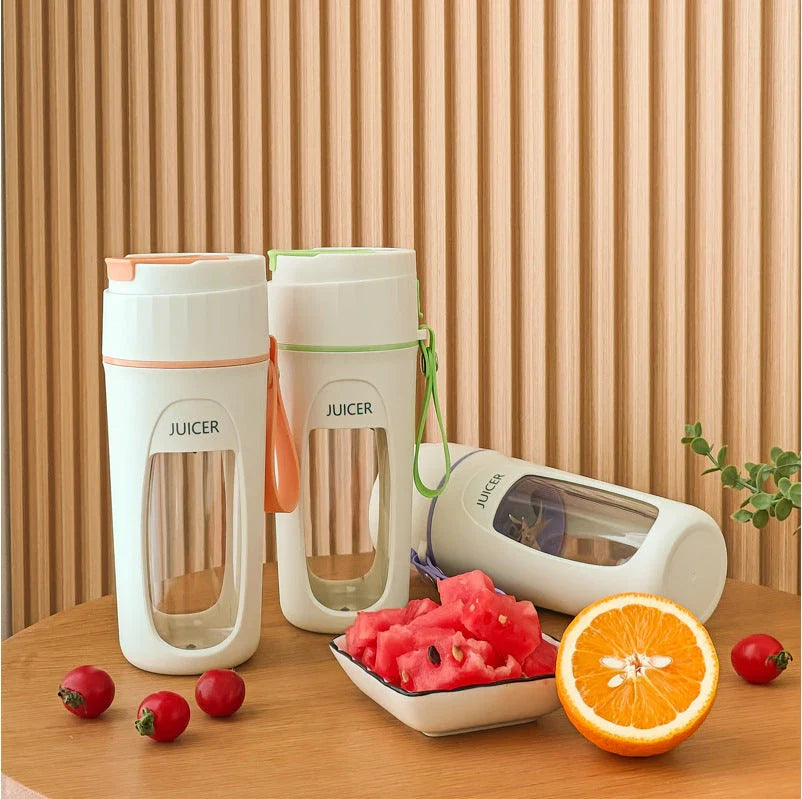 Premium portable USB-rechargeable blender for making smoothies, shakes, and juices on the go