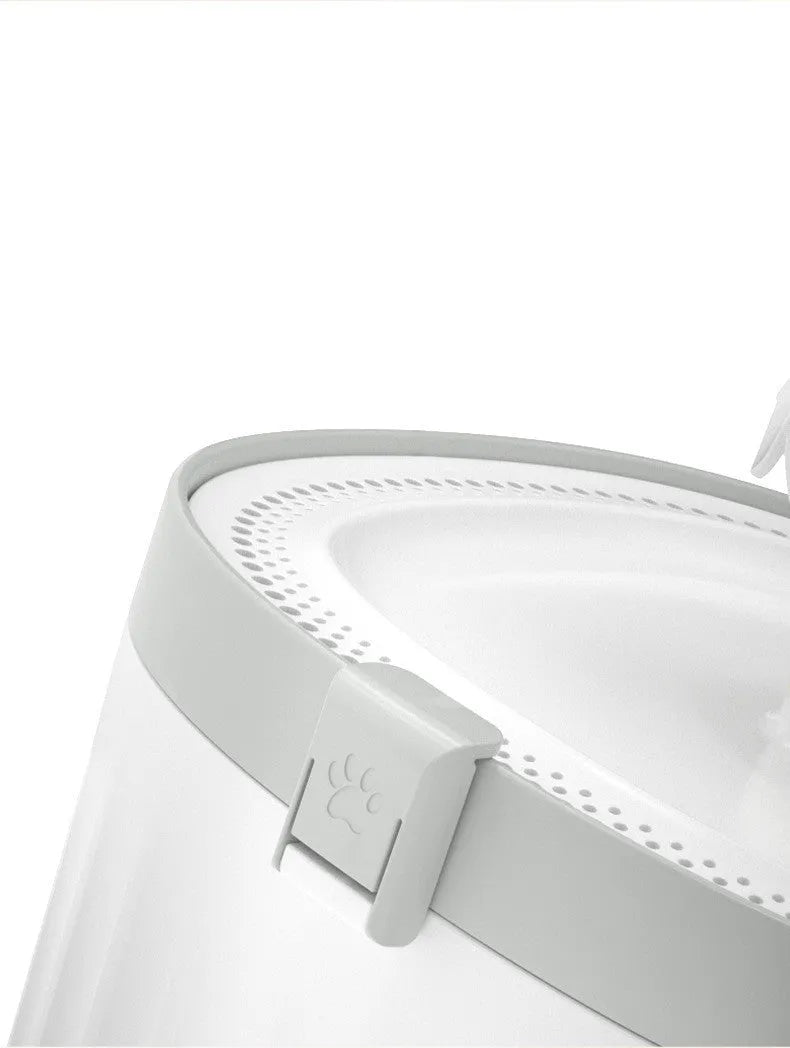 Automatic circulating pet water dispenser, 2L, beige and white, ABS and PP, with filter and power cord