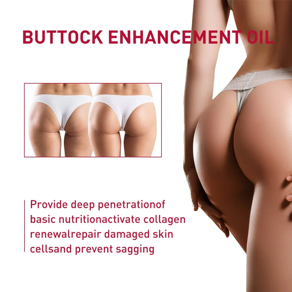 Plump buttock cream in 4.3x5cm packaging with 50g firming formula for daily application