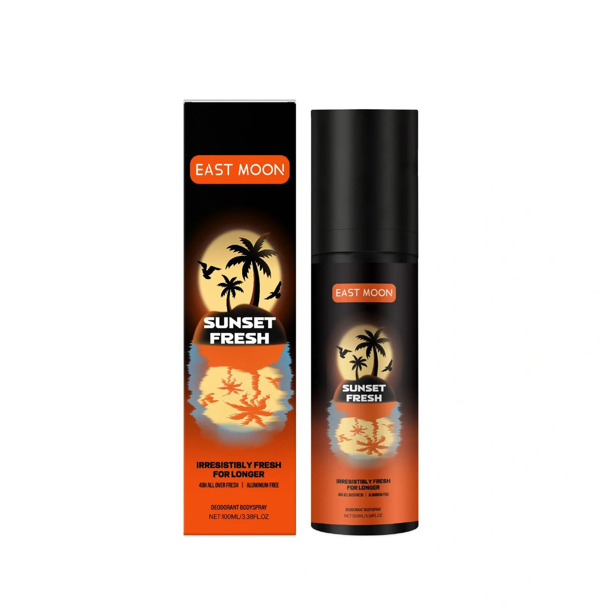 Men's fruit fragrance care spray bottle with 100ml net content and spray mechanism