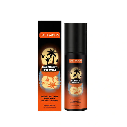 Men's fruit fragrance care spray bottle with 100ml net content and spray mechanism