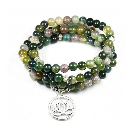 Handcrafted natural stone alloy bracelet showing tiger eye and agate components in 6cm size