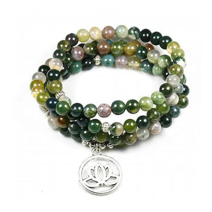 Handcrafted natural stone alloy bracelet showing tiger eye and agate components in 6cm size