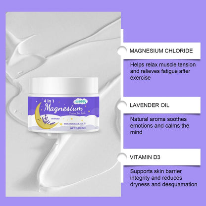 114g tube of children's magnesium cream with vitamins D3 and K2 for topical application
