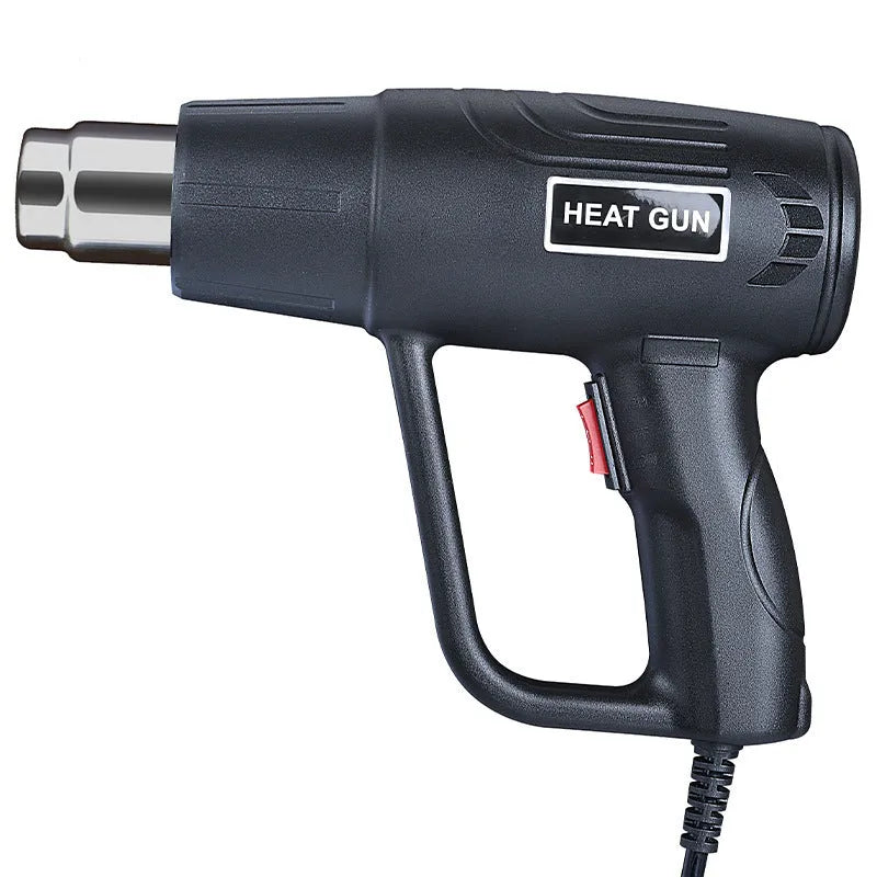 2000W industrial hot air tool with grid air outlet design for uniform heat distribution in baking film and heat shrink tube applications