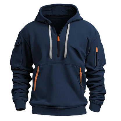 Stylish Hooded Pullover Sweatshirt in Various Colors for Men and Women - Premium Polyester Comfort and Modern Design