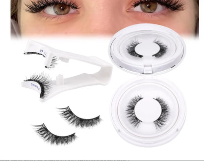Luxurious magnetic mink false eyelashes for easy application and a glamorous look.