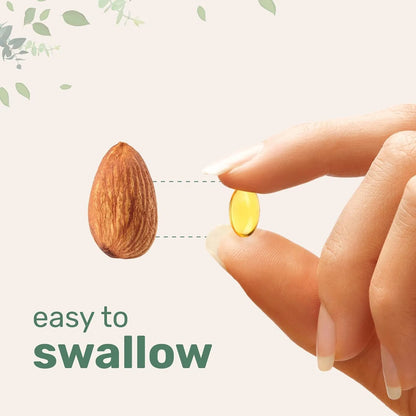 Butter Black Seed Oil Soft Capsules bottle showing 180 or 300 tablets with soft gel design