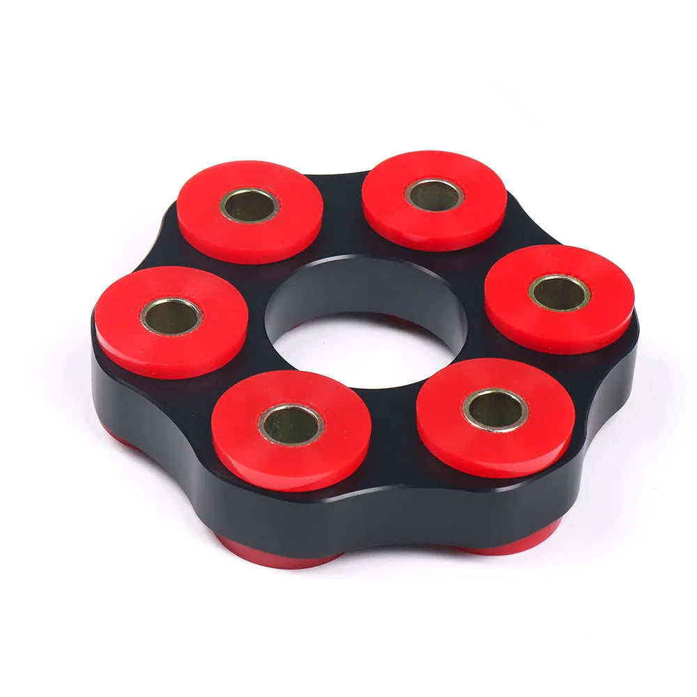 Red polyurethane aluminium drive shaft bracket for BMW E28 533i 535i 535is M5 models