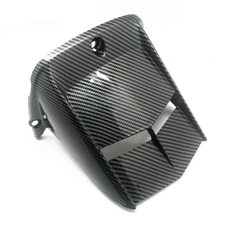 Water transfer printing rear tyre protective fender in white, single rear mudguard sand plate