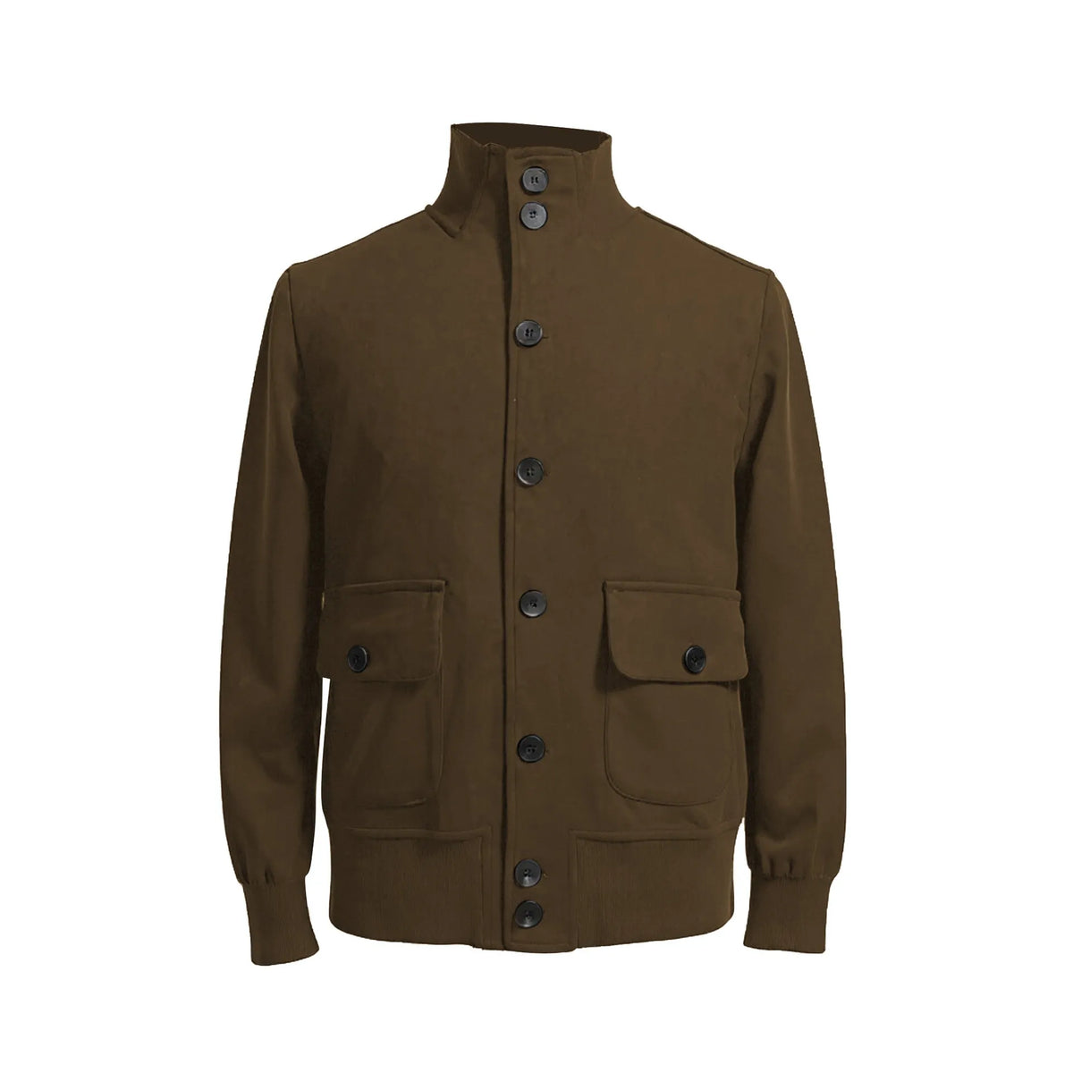 Men's retro deerskin velvet jacket in solid colour, available in seven colours and sizes M to XXXXL