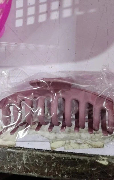 Candy-coloured ponytail clip hair accessory in assorted colours