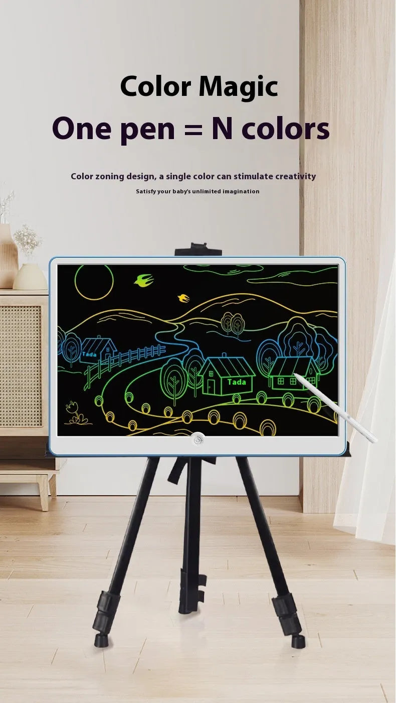 19-inch LCD drawing board for children with pressure-sensitive stylus and rechargeable battery