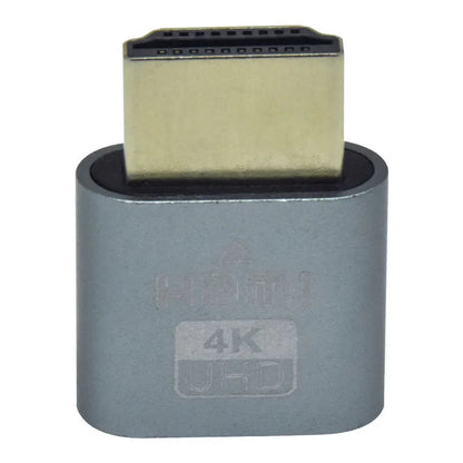 26.5mm HDMI virtual display dongle for graphics card with gold silver black rose gold interface options