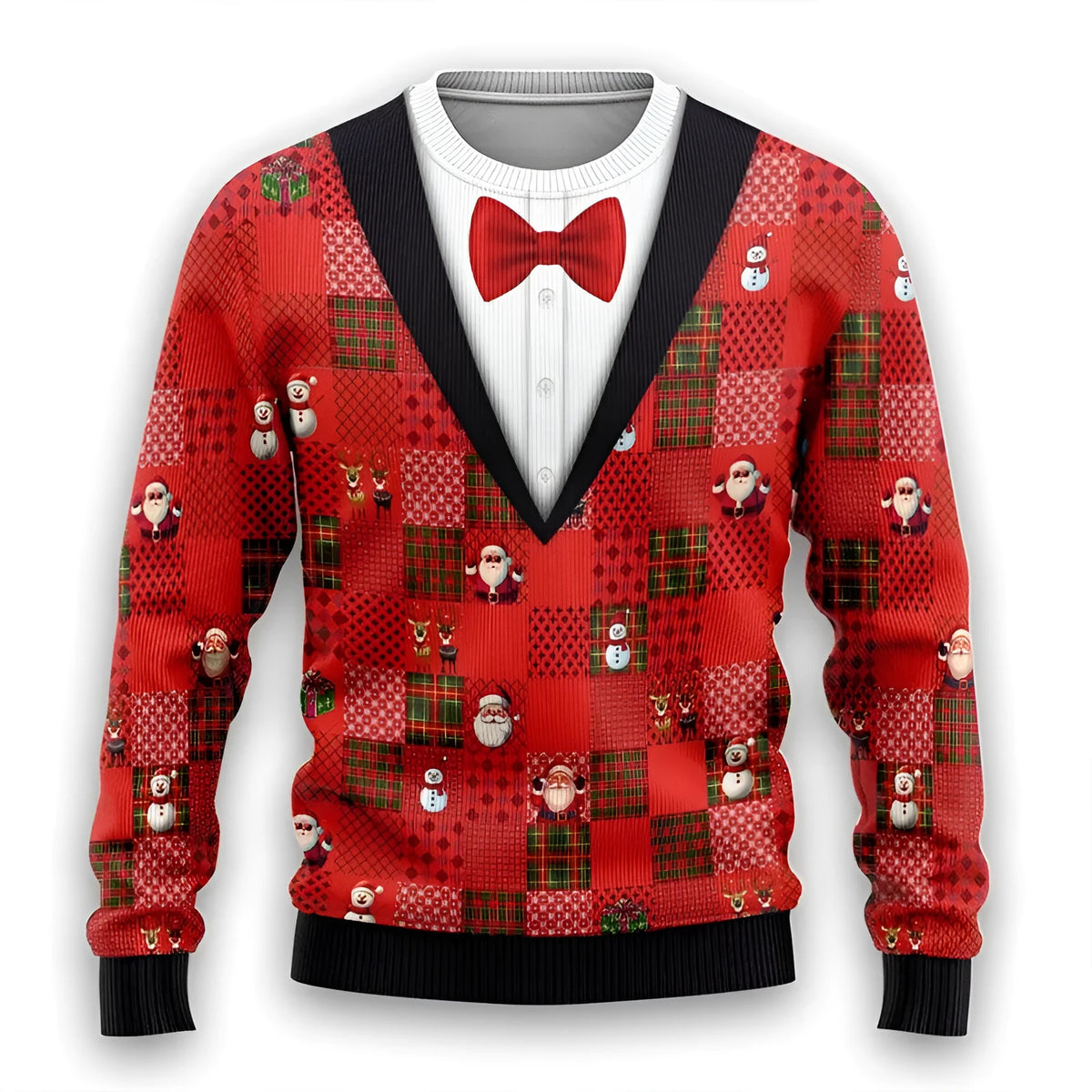 3D print Christmas sweatshirt in GH014 colour, loose fit polyester pullover, sizes S to 6XL