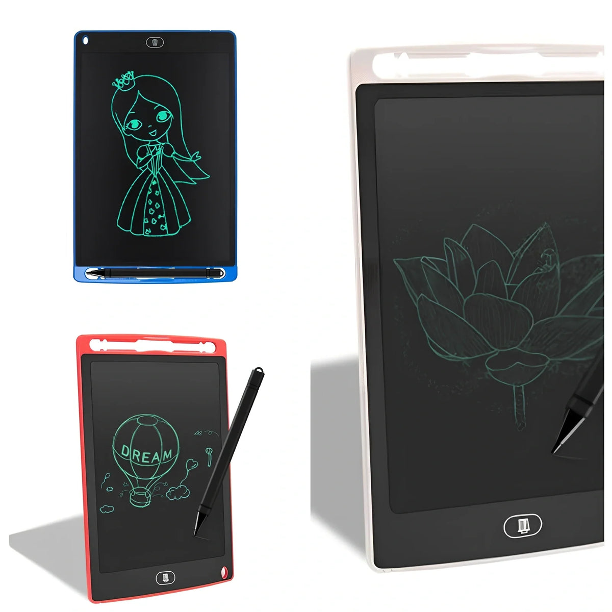Writing Board Connect Computer 8.5-inch LCD Writing Board with Pressure-Sensitive Stylus | Paperless ...