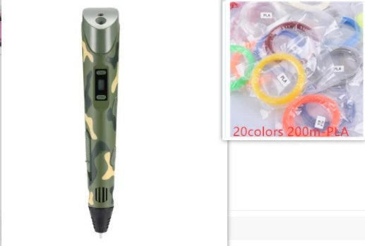 A versatile 3D pen with adjustable temperature settings, vibrant filament colors, and an ergonomic design for endless creative possibilities.