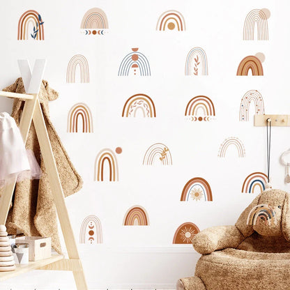 Colourful children's cartoon PVC wall stickers for room decoration