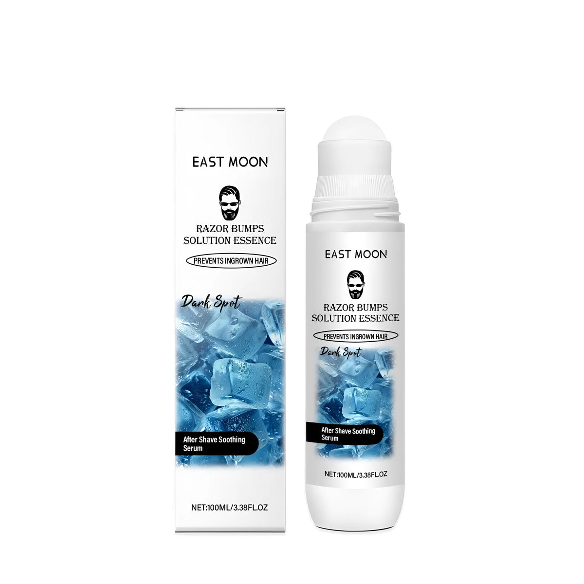 100ml bottle of men's soothing aftershave liquid with witch hazel and aloe extract
