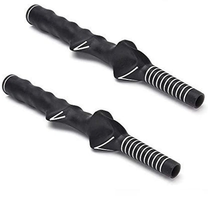 Premium golf swing trainer for left and right hand practice with rubber grip