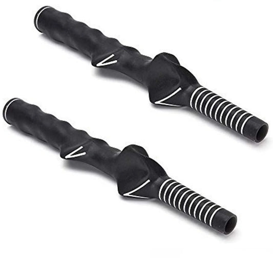 Premium golf swing trainer for left and right hand practice with rubber grip