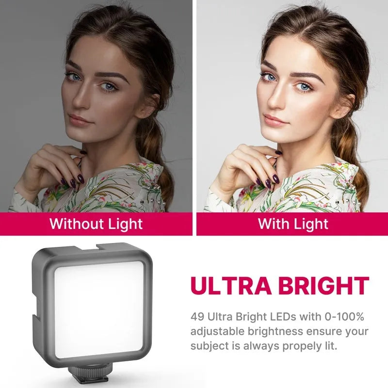 Multifunctional photography and video live VLOG suite with tripod and 2985 colour options